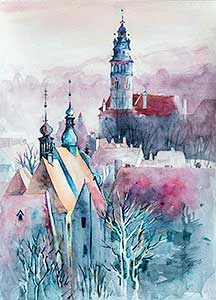 Jana Pešková - Krumlov od kláštera