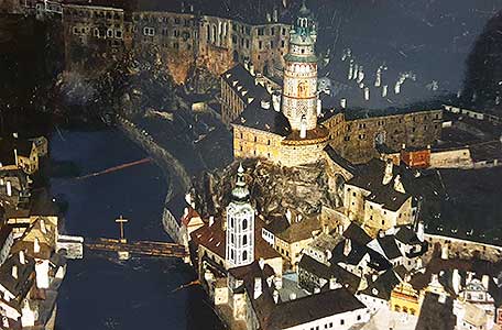 Keramický model města Český Krumlov