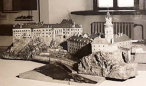 Keramický model města Český Krumlov